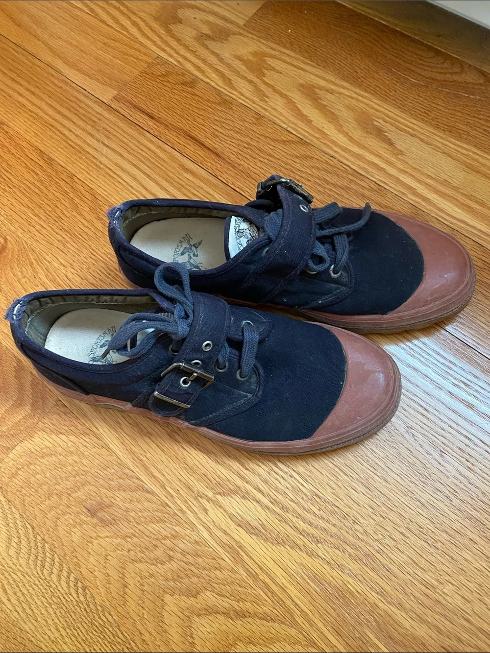Vintage 90’s Polo Ralph Lauren Sportman buckle and tie shoe - Picture 2 of 9